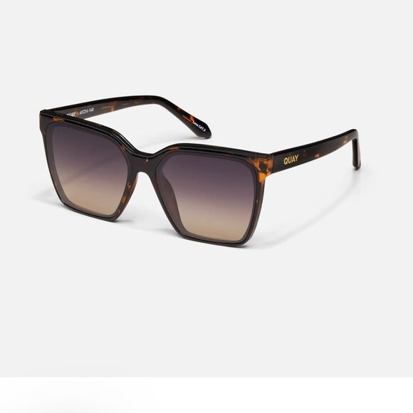 Quay Level Up Tortoise Frame / Smoke Taupe Polarized Lens - Picture 2 of 6